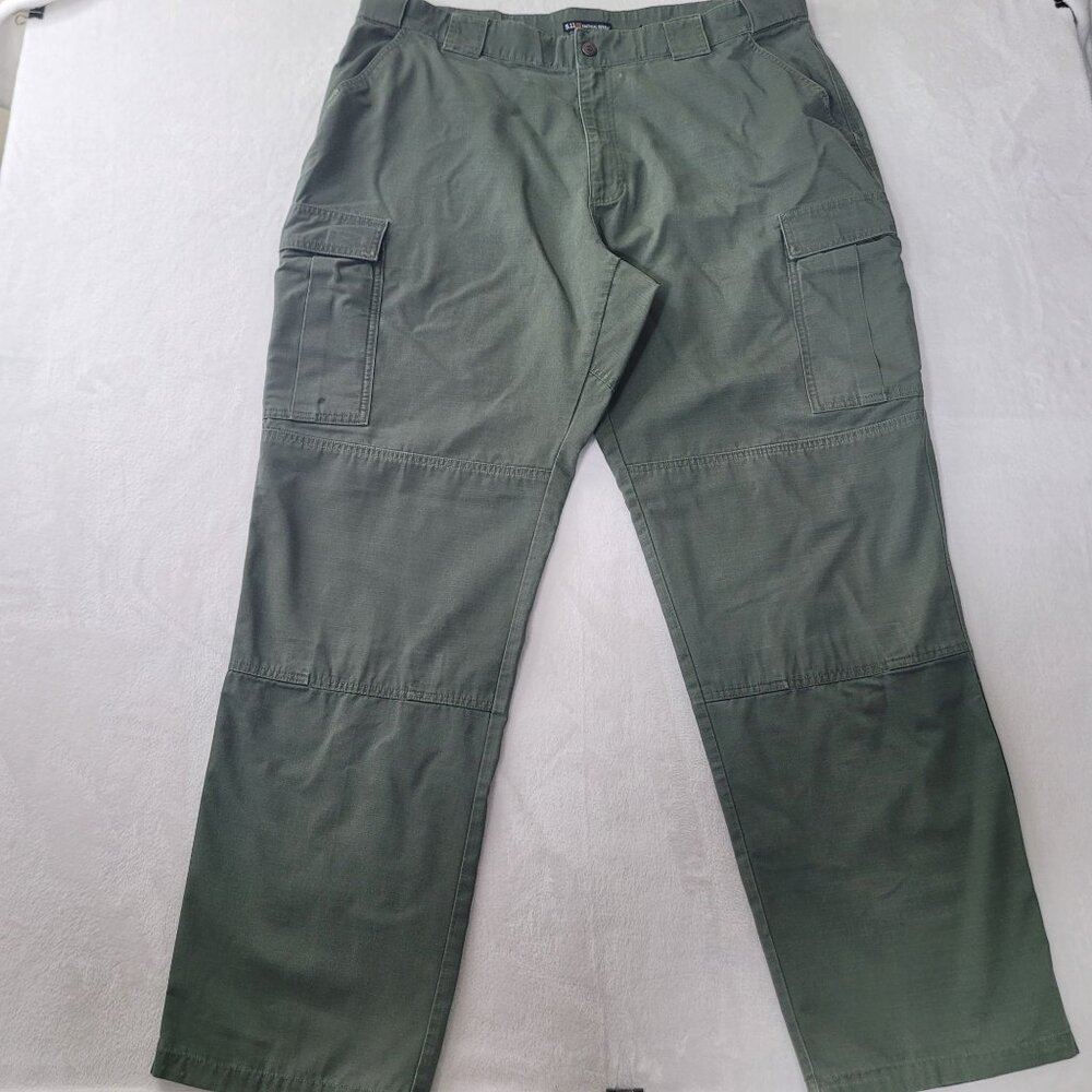 5.11 Tactical Series Men's Green Cargo Pants 2X-Large W43 1/2-47 Inseam Long